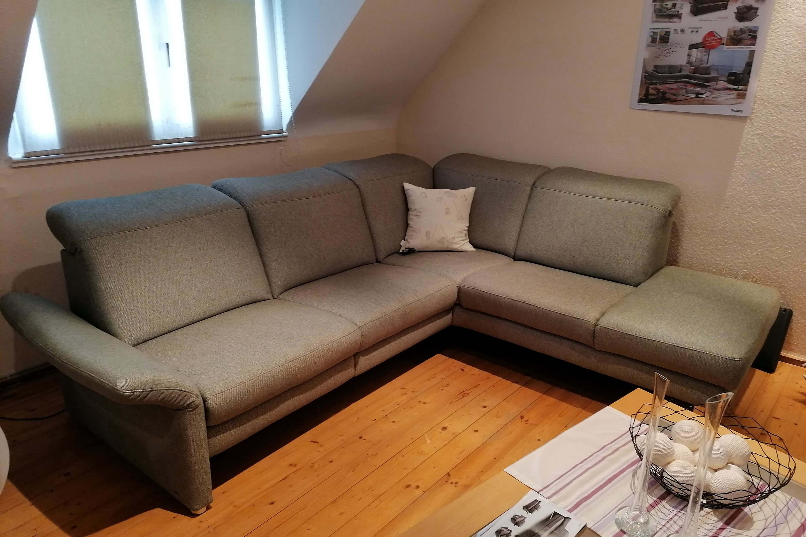 Ecksofa mit Relaxfunktion