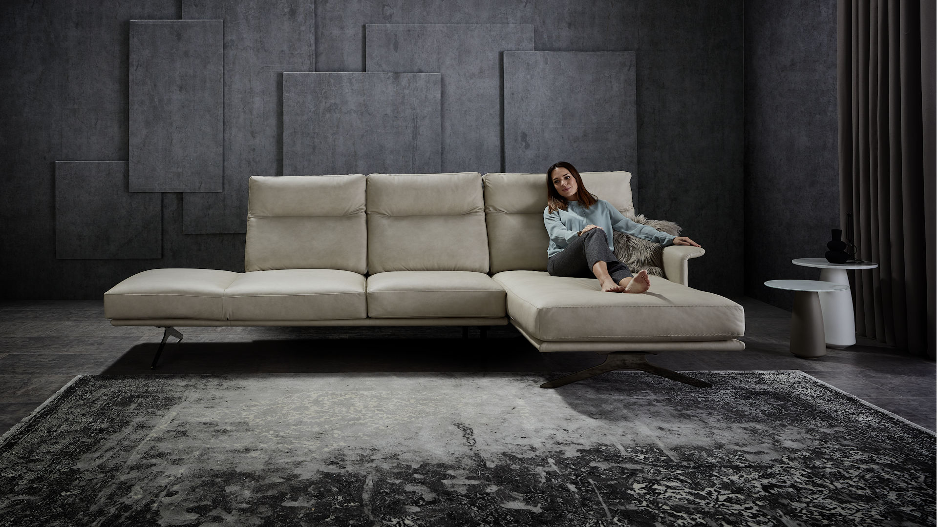 Ledersofa Z20268 - individuell