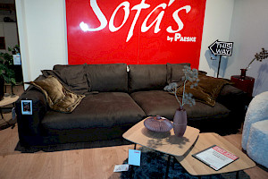 Bigsofa Cross Size in Naturleder