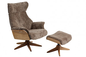 Einzelsessel Z22917-1 - drehbar, Hocker