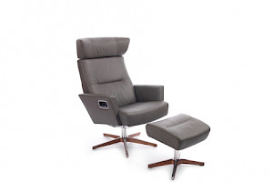 Fernsehsessel Z22095-1 - Leder, Sternfuß Holz (Kopie)